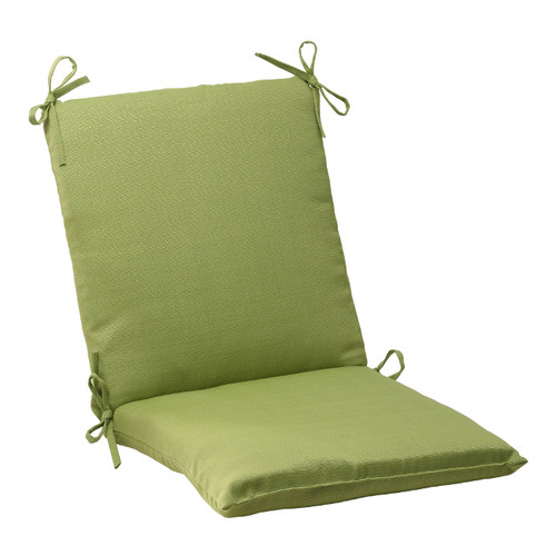 Outdoor Patio Square Edged Chair Cushion - 36.5"- Olive Green - IMAGE 1