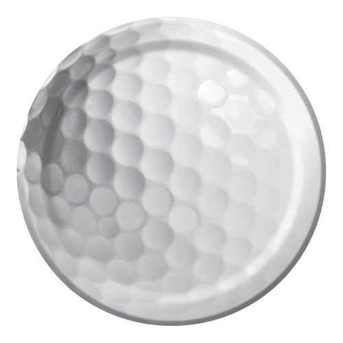 Sports Fanatic Golf Disposable Paper Party Lunch Plates - 7" - Club Pack of 96 - IMAGE 1
