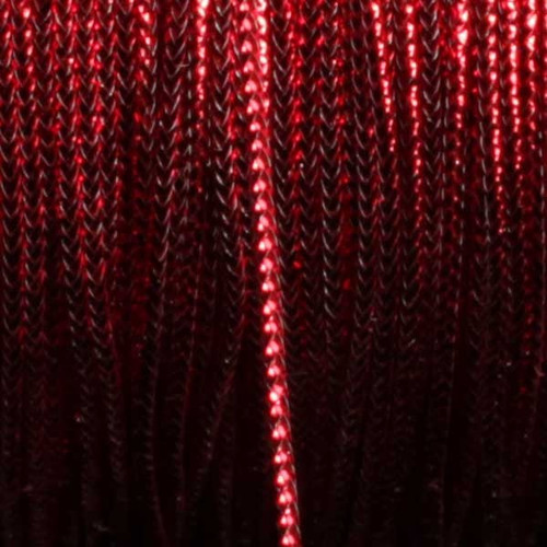 Red Contemporary Braided Craft Cord 0.25" x 436 Yards - IMAGE 1