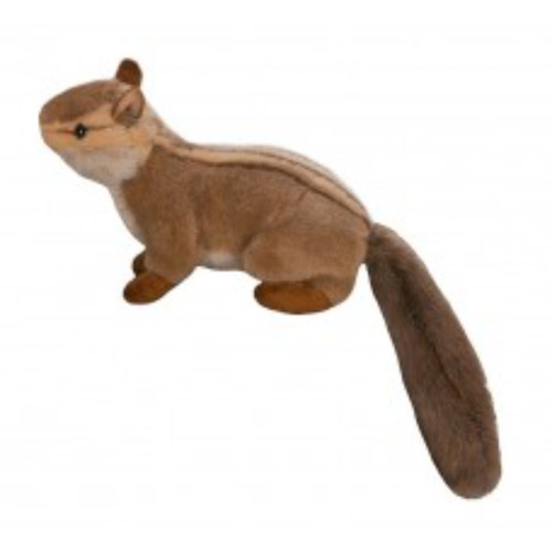 Handcrafted Plush Chipmunk Stuffed Animals - 8" - Set of 6 - IMAGE 1