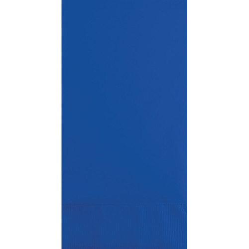 Club Pack of 600 Cobalt Blue Solid 2-Ply Disposable Dinner Napkins 8" - IMAGE 1