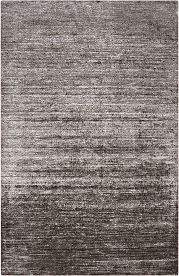 2' x 3' Gray Hand Knotted Rectangular Area Throw Rug - IMAGE 1