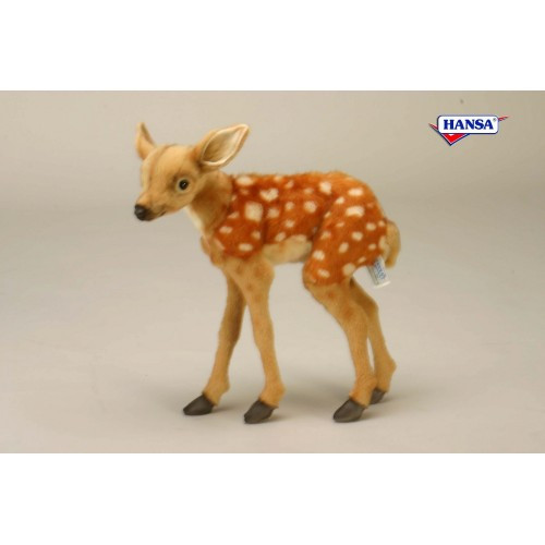 Set of 2 Life-Like Handcrafted Extra Soft Plush Kid Bambi 15.5" - IMAGE 1
