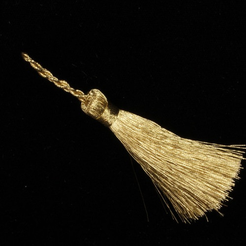 Club Pack of 40 Shimmering Gold Contemporary Tassels 2.5" - IMAGE 1