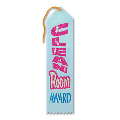 Clean Room Award Ribbons - 8" - Light Blue - Set of 6 - IMAGE 1