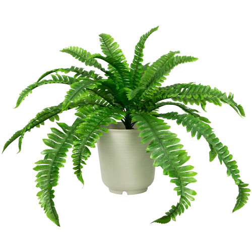 Boston Fern Artificial Potted Plant - 24" - IMAGE 1