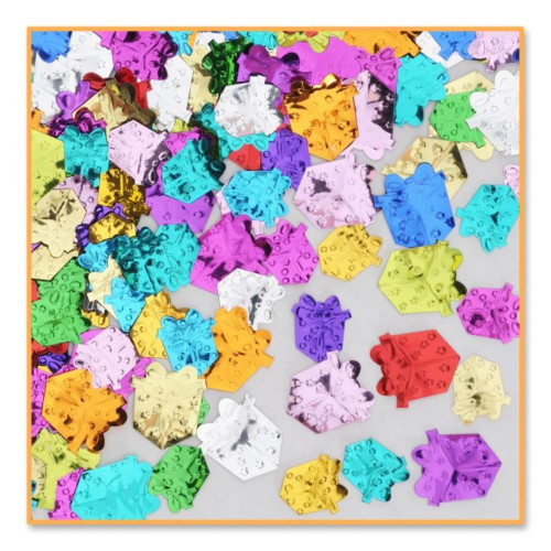 Gift Boxes Confetti Bags - 0.5 oz. - Multicolor - Pack of 6 - IMAGE 1