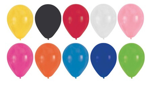 Club Pack of 180 Subtle Colored Latex Party Balloons 12" - IMAGE 1