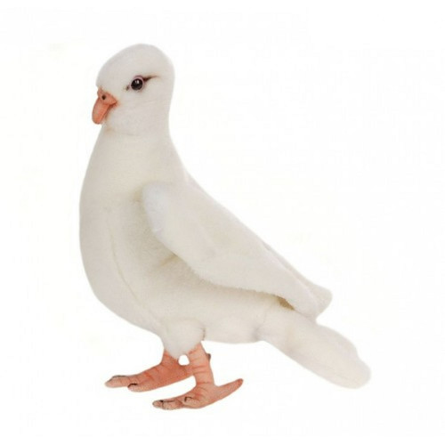 Handcrafted Dove Stuffed Animal - 7.75"- White - Set of 6 - IMAGE 1