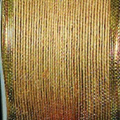 Gold Edge Solid Wired Craft Ribbon 0.5" x 80 Yards - IMAGE 1