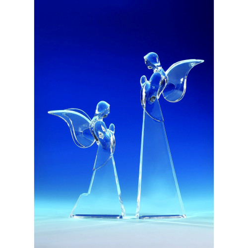 Small Butterfly Angels Christmas Figurine Decorations - 7.5" - Set of 2 - IMAGE 1