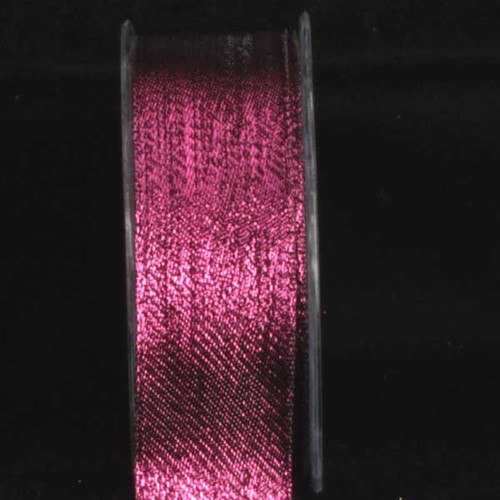 Shimmering Burgundy Red Contemporary Wired Craft Ribbon 1.5" x 108 Yards - IMAGE 1