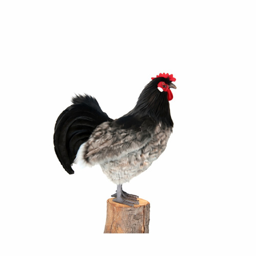 Handcrafted Plush Standing Hen Stuffed Animal Figures - 13.25" - Set of 2 - IMAGE 1