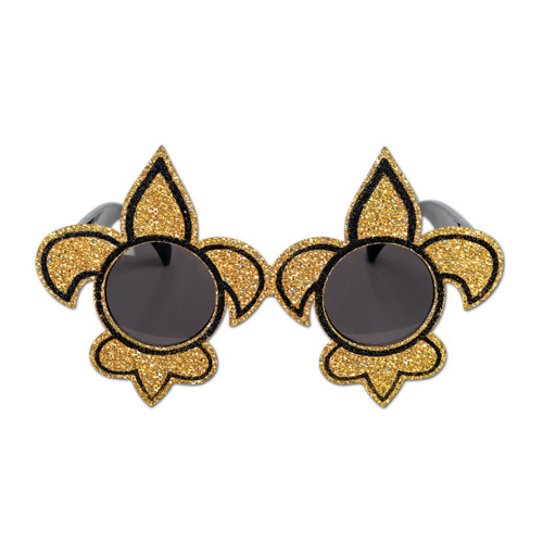 Unisex Fleur De Lis Eyeglass Adult Costume Accessory - One Size - Pack of 6 - IMAGE 1