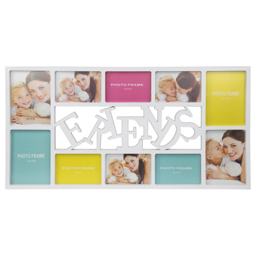 Friends Wall Collage Photo Frame - 28.75" - White - IMAGE 1