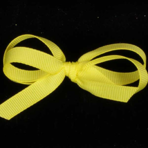 Sunshine Yellow Woven Edge Grosgrain Craft Ribbon 1" x 88 Yards - IMAGE 1