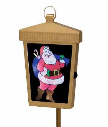 18" Mr. Christmas Lighted Holographic Welcome Home Seasonal Lantern Decor - IMAGE 1