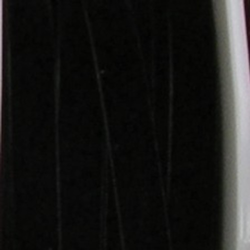 Black Soft Woven Edge Decorating Ribbon 0.25" x 66 Yards - IMAGE 1