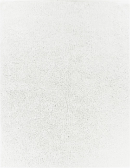 8' x 10' Ivory and White Hand Tufted Rectangular Area Throw Rug - IMAGE 1