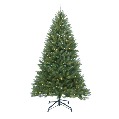 12' Pre-Lit Essex Pine Medium Artificial Christmas Tree - Clear Lights - IMAGE 1