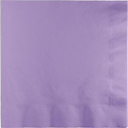 Club Pack of 250 Lavender Purple Solid 3-Ply Disposable Dinner Napkins 8.75" - IMAGE 1