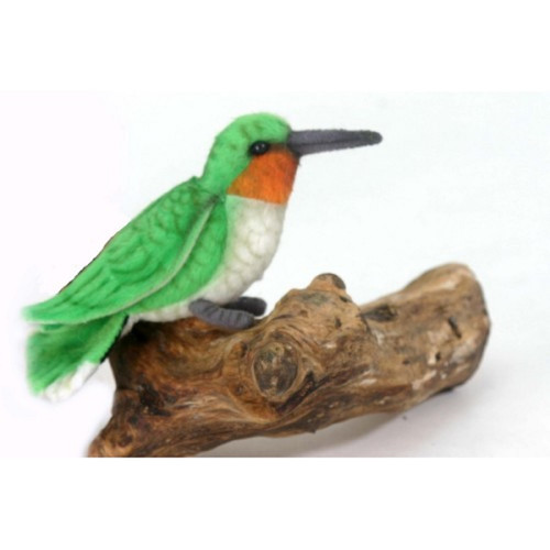 Handcrafted Plush Hummingbird Stuffed Animal Figures - 4" - Set of 6 - IMAGE 1