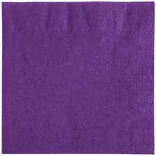 Club Pack of 600 Amethyst Purple Solid 2-Ply Disposable Luncheon Napkins 6.5" - IMAGE 1