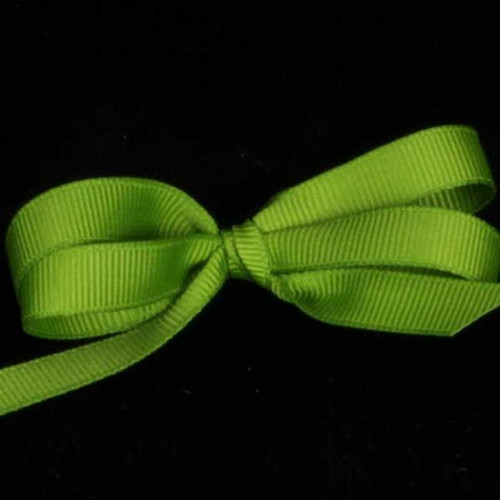 Chartreuse Green Woven Edge Grosgrain Craft Ribbon 1.5" x 88 Yards - IMAGE 1