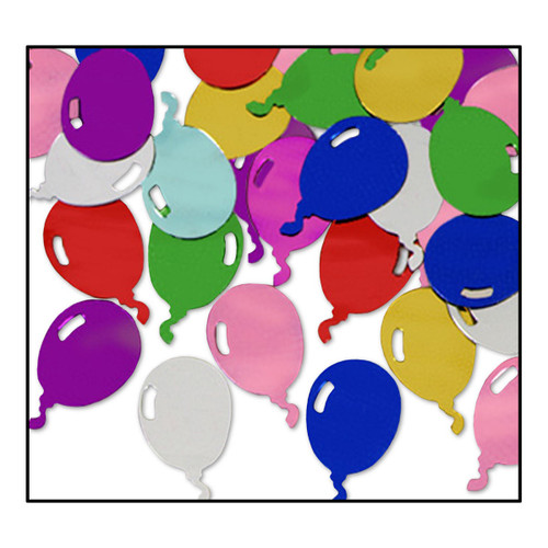 Fanci-Fetti Party Balloons Confetti Bags - 1 oz. - Multi Color - Pack of 12 - IMAGE 1