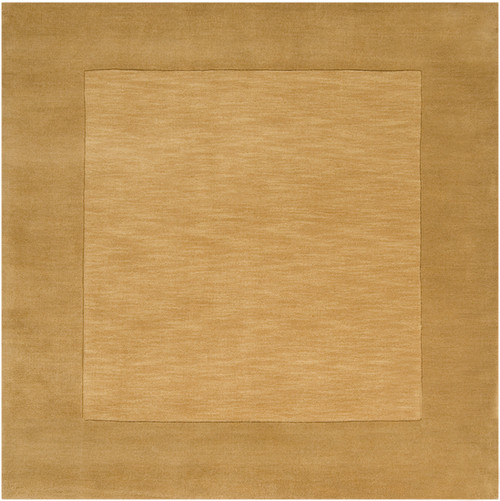 9.75' x 9.75' Tawny Brown and Sand Beige Hand Loomed Square Area Throw Rug - IMAGE 1