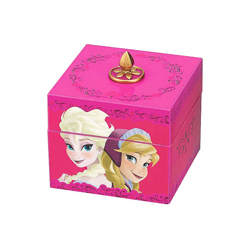 Mr. Christmas Disney Frozen Anna and Elsa Musical Keepsake Box with Pendant Necklace #11884 - IMAGE 1