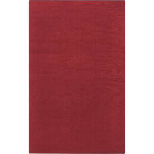 2' x 3' Rogue Love Brick Red Wool Area Throw Rug - IMAGE 1
