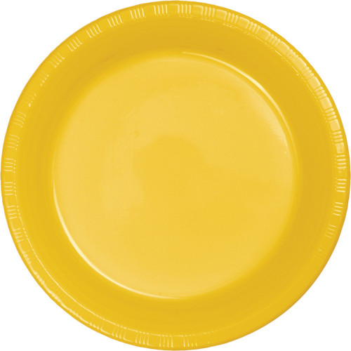 Disposable Solid Paper Dinner Plates - 10.25" - White - Club Pack of 240 - IMAGE 1
