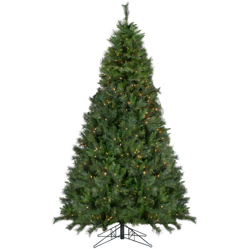 9' Pre-Lit Medium Canyon Pine Artificial Christmas Tree - Clear Lights - IMAGE 1