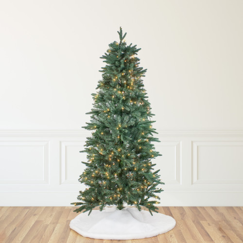 Real Touch™️ Pre-Lit Slim Washington Frasier Fir Artificial Christmas Tree - 9' - Clear Lights - IMAGE 1