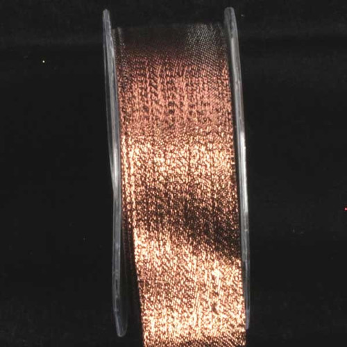 Shimmering Brown Contemporary Wired Craft Ribbon 1.5" x 108 Yards - IMAGE 1