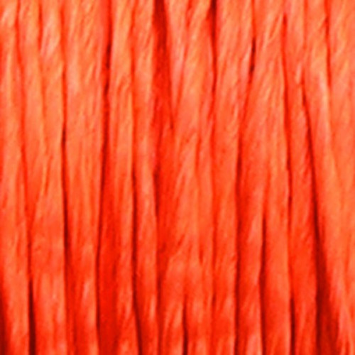 Orange Contemporary Parchment Wired Craft Ribbon 0.25" x 220 Yards - IMAGE 1