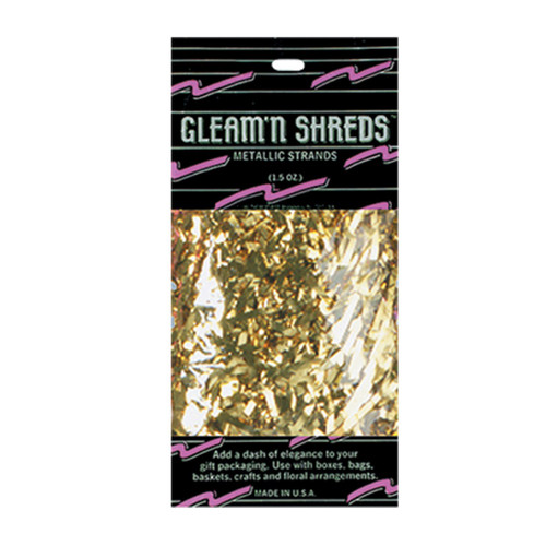Club Pack of 12 Gold Contemporary Strands 1.5 Oz. - IMAGE 1