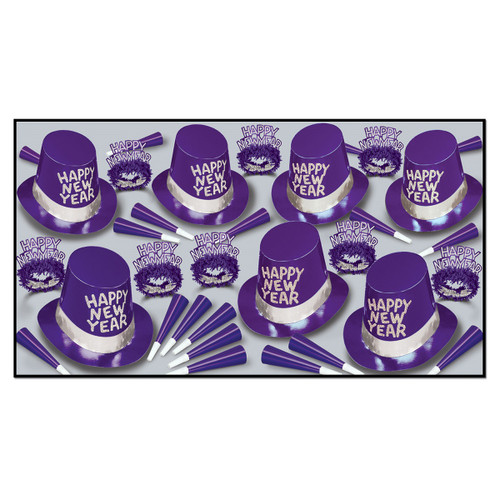 The Purple Passion Kit For 50 People for New Year's Eve - IMAGE 1