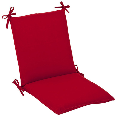 Solid Outdoor Patio Chair Cushion - 36.5" - Red - IMAGE 1