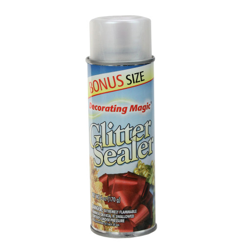 Decorating Magic Glitter Sealer Christmas Spray - 6 Ounces - IMAGE 1