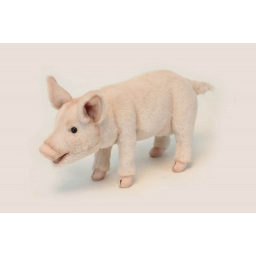 Plush Handcrafted Standing Piglet Stuffed Animals - 13.25" - Set of 4 - IMAGE 1