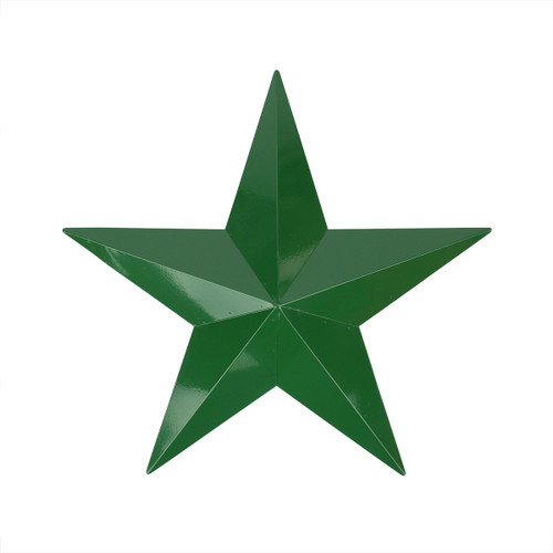 36" Hunter Green Country Rustic Christmas Star Outdoor Patio Wall Decor - IMAGE 1