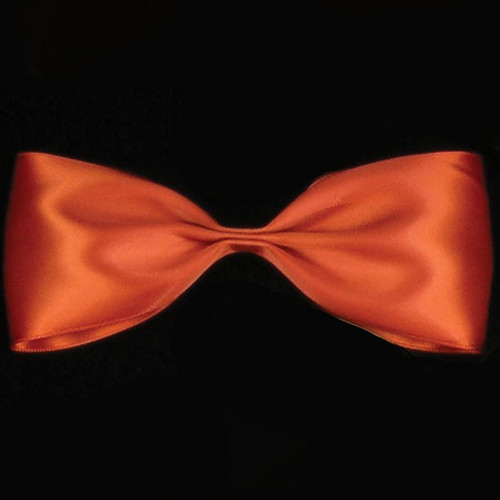 Orange Double Face Craft Ribbon 0.25" x 330 Yards - IMAGE 1