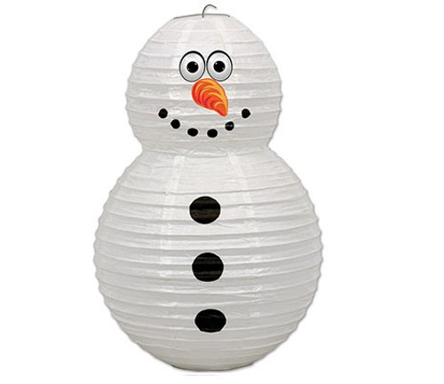 Pack of 6 White and Black Snowman Christmas Decoration 19" - IMAGE 1