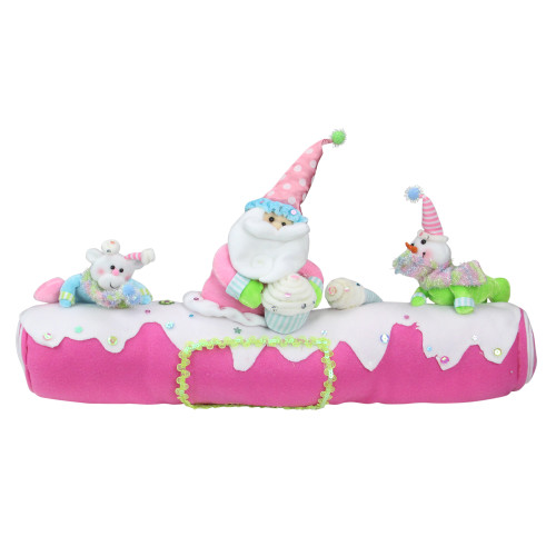 Cupcake Door Draft Stopper and Christmas Picture Frame - for a 4" x 7" Photo - 23" - IMAGE 1