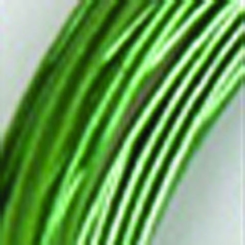 1mm Glistening Green Designer Aluminum Craft Wire- Approximately 255 Yards - IMAGE 1