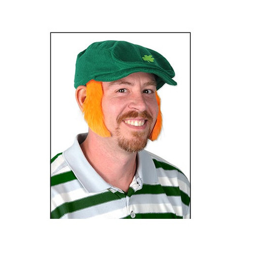 Pack of 12 St. Patrick's Orange Mutton Chop Sideburn Costume Accessories 4.5" - IMAGE 1