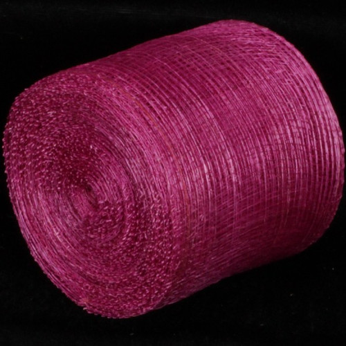 Fuchsia Pink Fiber Craft Ribbon 3" x 64 Yards - IMAGE 1