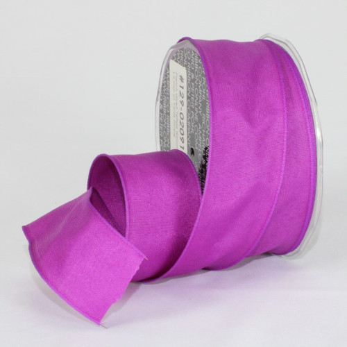 Purple Solid Wired Craft Ribbon 1.5" x 27 Yards - IMAGE 1